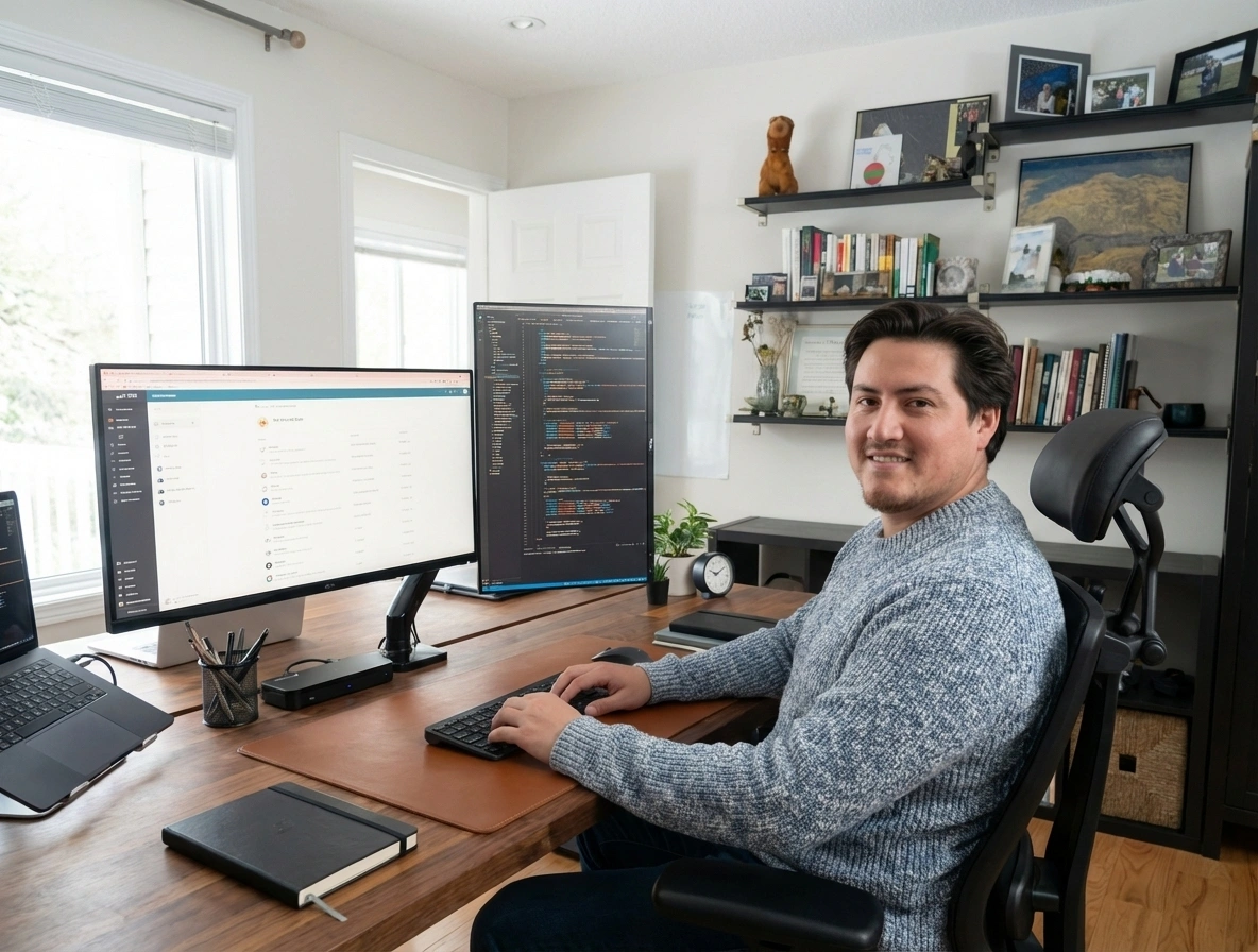 Alonso Gutierrez working in KindLogic AI Labs